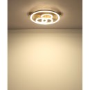 Globo 48040-40SA LED přisazené stropní svítidlo DARRYL  | 40W integrovaný LED zdroj | 2095lm | 3000/4000/6000K | béžová