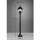 Trio T405760132 zahradní sloupek LIVENZA  E27