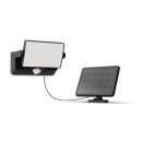 Philips 8721103105653 LED solární venkovní nástěnné svítidlo Fyns  | 8W integrovaný LED zdroj | 1000lm | 3000K | černá