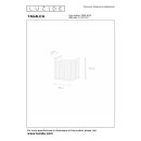 Lucide L212291830 nástěnné svítidlo TAGALOG  E27