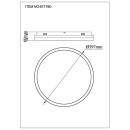 Globo DELLA 67179D LED přisazené stropní svítidlo | 40W LED | 1790lm