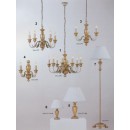 závěsné stropní svítidlo Ideal lux Dora SP3 3x40W E14  - rustikální monumentální serie