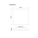 Globo DORO 416080AD2 LED přisazené stropní svítidlo | 24W LED | 1200lm | 3000K