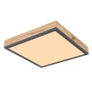 Globo 416080WD1 LED stropní svítidlo Doro 1x12W | 800lm | 3000K - hnědá, černá, opál