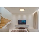Globo 416080WD2 LED stropní svítidlo Doro 1x24W | 1500lm | 3000K - hnědá, černá, opál