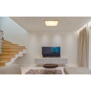 Globo 416080WD3 LED stropní svítidlo Doro 1x36W | 2250lm | 3000K - hnědá, černá, opál