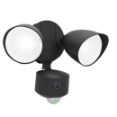 Lutec 7622220012 LED venkovní nástěnné svítidlo Draco, senzor, kamera 1x19W | 1200lm | 5000K | IP44 - černá