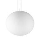 Ideal lux 344591 závěsné stropní svítidlo COTTON  E27 | na lanku | bílá