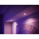 Philips Hue  8721103072849 LED zápustné svítidlo Xamento  | 4W GU10 | 350lm | 2000-6500K | rgb - barevné | stmívač | bílá