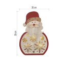 Emos DCWW24 LED vánoční dekorace - santa 0,3W | 5LED | 2xAAA | 2700K | IP20 - teplá bílá, časovač, barevné