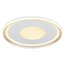 Globo 48558-60 LED přisazené stropní svítidlo EILA  | 60W integrovaný LED zdroj | 6100lm | 2700-6000K | dálkové ovládání | stmívač | bílá