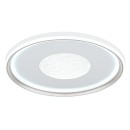 Globo 48558-60 LED přisazené stropní svítidlo EILA  | 60W integrovaný LED zdroj | 6100lm | 2700-6000K | dálkové ovládání | stmívač | bílá