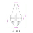 Globo ELEOS 63149-3 závěsné stropní svítidlo E27