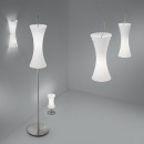 Ideal Lux 017587 stojací lampa Elica 1x60W|E27 - bílá