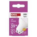 EMOS ZQ8E23 LED žárovka Classic | 4W GU10 | 450lm | 4000K