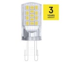 EMOS ZQ9544 LED žárovka Classic | 4W G9 | 470lm | 3000K