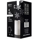 Emos ZY2310 LED dekorativní projektor vločky 2W | IP20 - studená bílá, rotující světlo