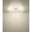 Globo 67440D LED přisazené stropní svítidlo EVANGELINE  | 40W integrovaný LED zdroj | 2200lm | 2700-6000K | dálkové ovládání | stmívač | chrom