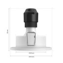 Philips Hue  8721103072962 LED zápustné svítidlo Adore  | 4W GU10 | 350lm | 2200-6500K | stmívač | bílá