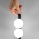 Ideal lux I313320 LED stolní lampička PING PONG | 6W integrovaný LED zdroj | 500lm | 3000K