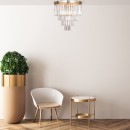 Zuma Line FC17106/4+1-GLD přisazené stropní svítidlo AMEDEO | 40W E14