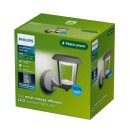 Philips 8721103104878 LED venkovní nástěnné svítidlo Nuvy  | 4W integrovaný LED zdroj | 800lm | 2700K | antracit