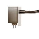 LED nástěnné svítidlo lampa Lucide Festa 1x40W E14/1x3W LED - čtecí lampa