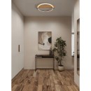 Globo 48050D LED přisazené stropní svítidlo FLETCHER | 15W integrovaný LED zdroj | 1320lm | 3000K | hnědá