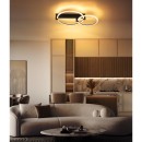 Globo 48050D1S LED přisazené stropní svítidlo FLETCHER  | 24W integrovaný LED zdroj | 2100lm | 3000K | černá
