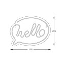 Zuma Line FM-NL41 LED nástenné svietidlo NEON | 1,83W integrovaný LED zdroj