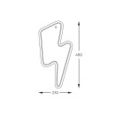 Zuma Line FM-WN85 LED nástenné svietidlo Neon | 3,54W integrovaný LED zdroj