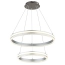 Globo 67377-60H LED závěsné stropní svítidlo FRANCINE | 60W integrovaný LED zdroj | 5780lm | 2700-6000K | černá