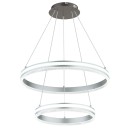 Globo 67377-60H LED závěsné stropní svítidlo FRANCINE | 60W integrovaný LED zdroj | 5780lm | 2700-6000K | černá