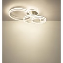 Globo 67377-72 LED přisazené stropní svítidlo FRANCINE  | 72W integrovaný LED zdroj | 7000lm | 2700-6000K | dálkové ovládání | stmívač | černá