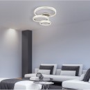 Globo 67377-72 LED přisazené stropní svítidlo FRANCINE  | 72W integrovaný LED zdroj | 7000lm | 2700-6000K | dálkové ovládání | stmívač | černá