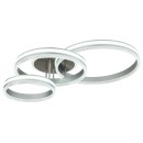 Globo 67377-72 LED přisazené stropní svítidlo FRANCINE  | 72W integrovaný LED zdroj | 7000lm | 2700-6000K | dálkové ovládání | stmívač | černá