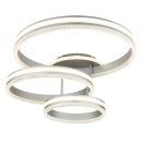 Globo 67377-72 LED přisazené stropní svítidlo FRANCINE  | 72W integrovaný LED zdroj | 7000lm | 2700-6000K | dálkové ovládání | stmívač | černá