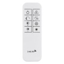 Globo 67377-72 LED přisazené stropní svítidlo FRANCINE  | 72W integrovaný LED zdroj | 7000lm | 2700-6000K | dálkové ovládání | stmívač | černá