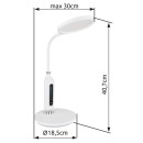 Globo GLB58435W LED stolní lampička FRUGGY  | 9W integrovaný LED zdroj | 530lm | 3000+4000+6500K