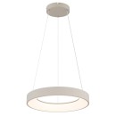 Globo 48487-48H LED závěsné stropní svítidlo GALLEGOS  | 48W integrovaný LED zdroj | 2400lm | 2700-6000K | dálkové ovládání | stmívač | béžová