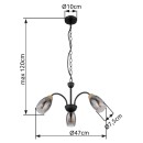 Globo GLB60297-3H závěsné stropní svítidlo GERLY  E14