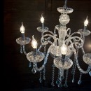 Ideal Lux 027425 závěsné stropní svítidlo Guidecca 8x40W|E14 - červená