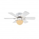 Globo 03070 stropní svítidlo s ventilátorem Formentera 1x60W | E27 - s tahovým vypínačem /řetízkem/