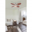 Globo 0318 stropní svítidlo s ventilátorem Wade 1x60W | E14 - s tahovým vypínačem