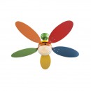 Globo 03180 stropní svítidlo s ventilátorem Wade 1x60W | E14 - s tahovým vypínačem /řetízkem/