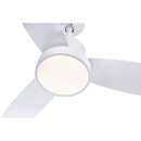 Globo 03600 LED svítidlo s ventilátorem Ramona 1x18W | 990lm | 4000K - dálkový ovladač, časovač, bílá