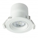 Globo 12393-9D LED zápustné bodové svítidlo Polly 1x9W | 720lm | 3000K - bílá
