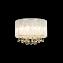 Globo 15094D přisazené stropní svítidlo Sierra 8x3W | G9 LED | 880lm | 3000K - žárovky součástí balení, chrom, stříbrná, průhledný křištál