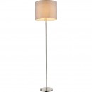 Globo 15185S stojací lampa Paco 1x60W | E27 - šedá, matný nikl