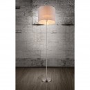 Globo 15185S stojací lampa Paco 1x60W | E27 - šedá, matný nikl